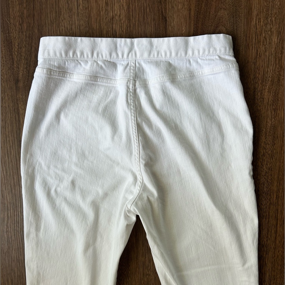 RALPH LAUREN JEANS CO White Straight Leg Capris Bareback Preppy Old Money Size 6 - Picture 14 of 15
